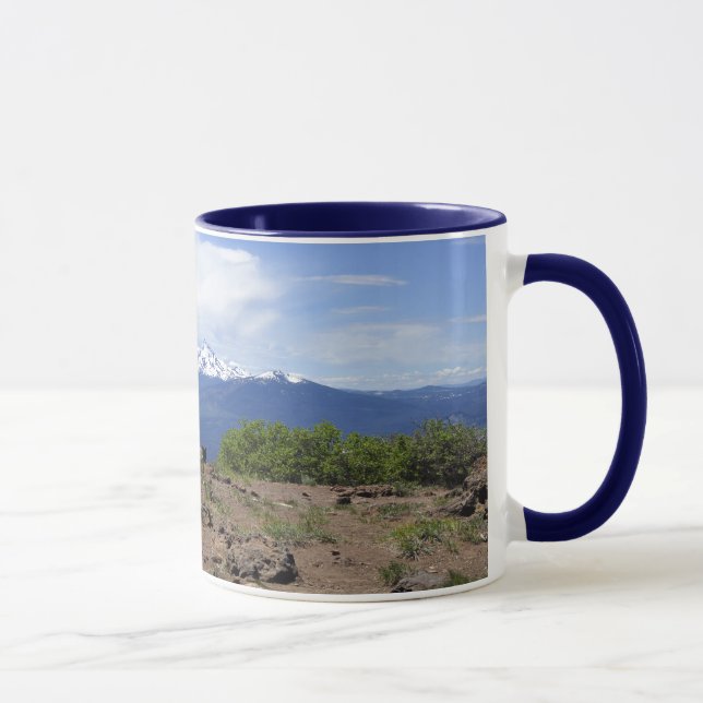 Three Sisters from Black Butte Mug (Right)