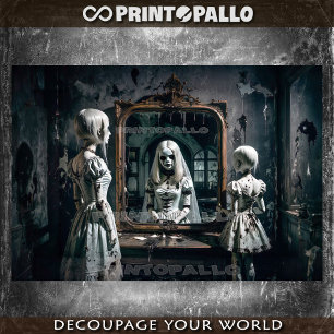 Three sisters. Ghost in the mirror Tissue Paper