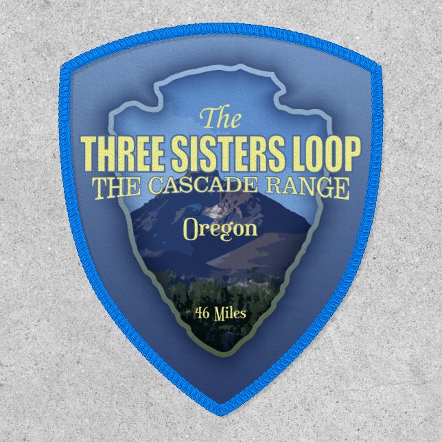 Three Sisters Loop (arrowhead)  Patch (Front)