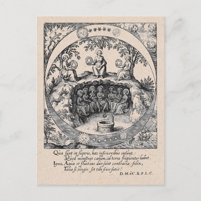Three Sisters of Alchemy Postcard (Front)