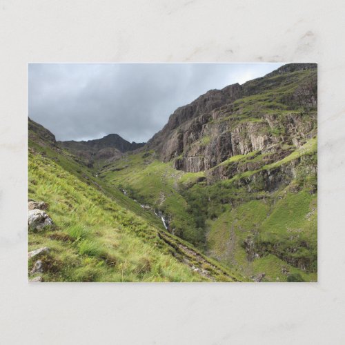 Three Sisters of Glencoe Mountains Scotland Postcard