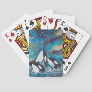 Three Sisters Playing Cards - ColetteWatercolours