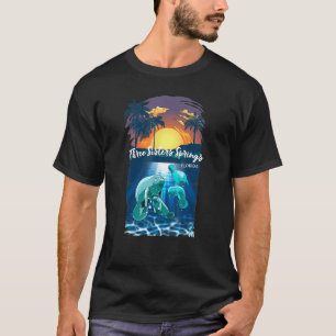 Three Sisters Springs Crystal River Florida Manate T-Shirt