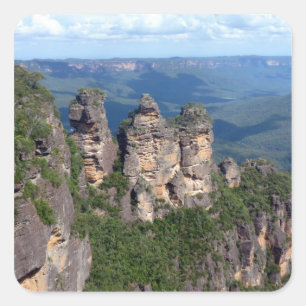 three sisters square sticker