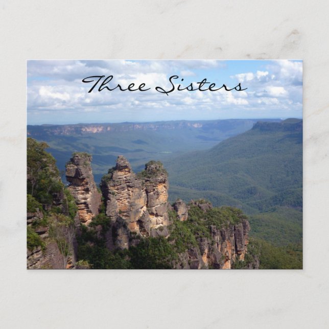 three sisters view postcard (Front)
