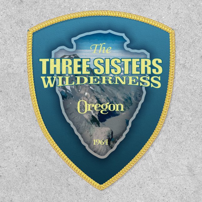 Three Sisters WA (arrowhead)  Patch (Front)