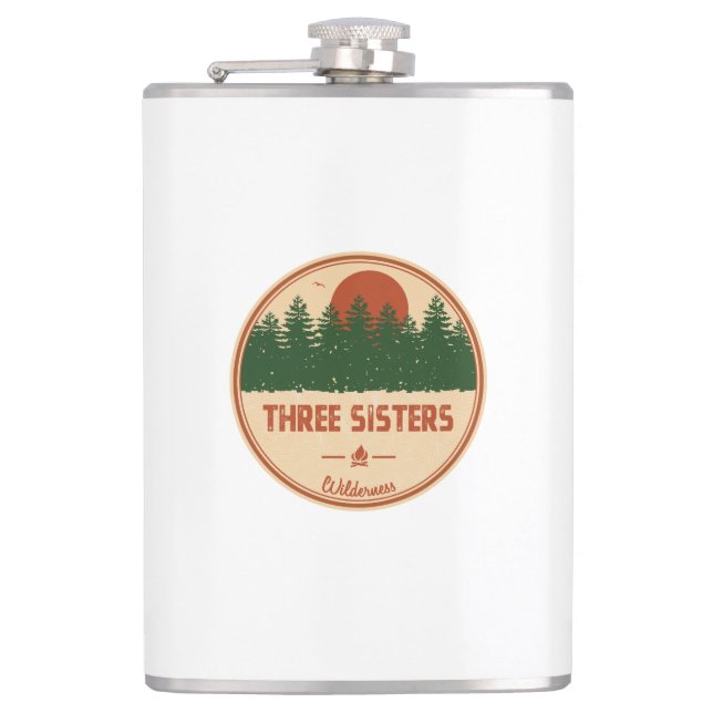 Three Sisters Wilderness Flask (Front)