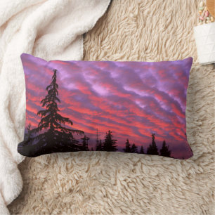 Three Sisters Wilderness, Oregon Lumbar Pillow