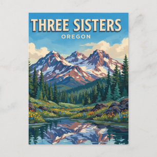 Three Sisters Wilderness Oregon Postcard