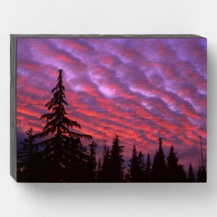 Three Sisters Wilderness, Oregon Wooden Box Sign