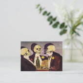 Three Skeletons Business Card (Standing Front)