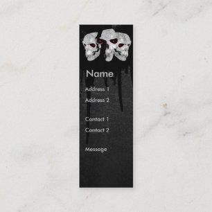 Three Skulls Mini Business Card