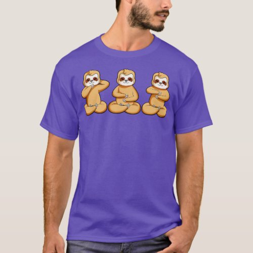 Three sloths at reiki T_Shirt