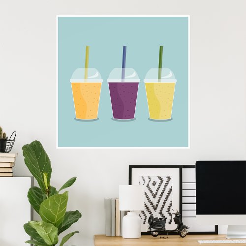 Three Smoothies Poster
