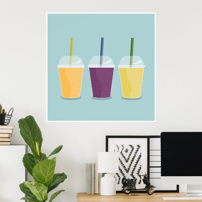 Three Smoothies Poster (Creator Uploaded)
