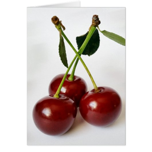 three sour cherries cards (Front)