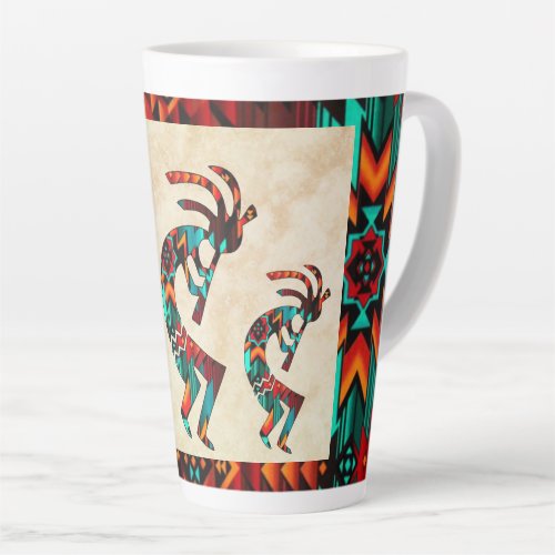 Three Southwest Kokopelli Latte Mug