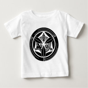 Three sparrows in a bamboo circle baby T-Shirt