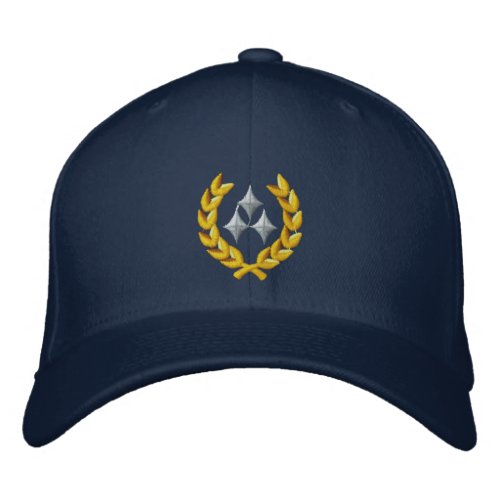 Three Star General Embroidered Baseball Cap