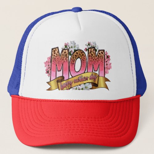three starred     mum big boss mothers day trucker hat