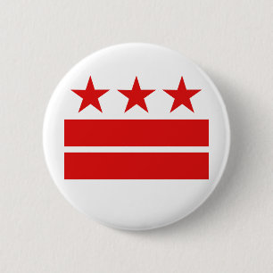 Three Stars 2 Bars Pinback Button