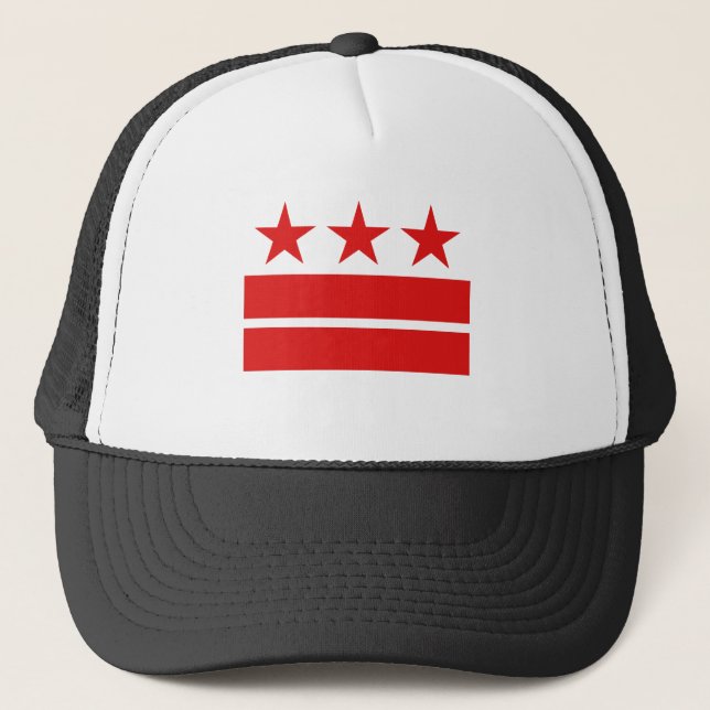 Three Stars 2 Bars Trucker Hat (Front)