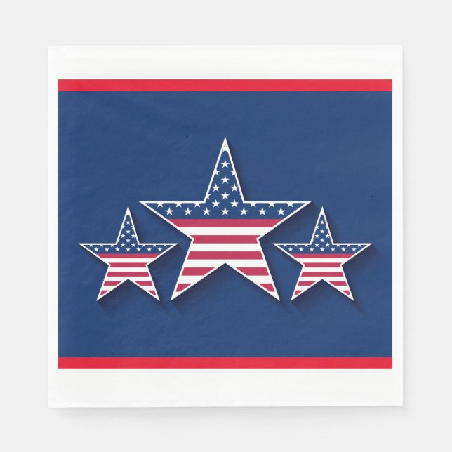 Three Stars  Napkins (Front)