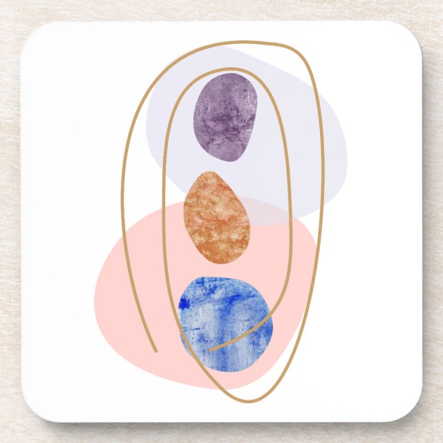 Three Stones Beverage Coaster (Front)