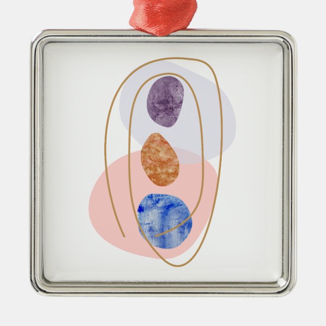 Three Stones Metal Ornament (Front)