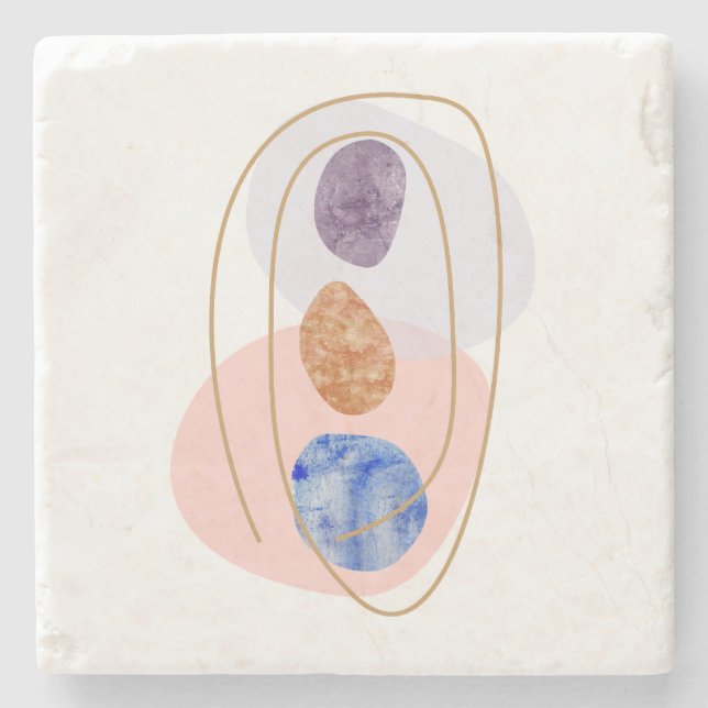 Three Stones Stone Coaster (Front)