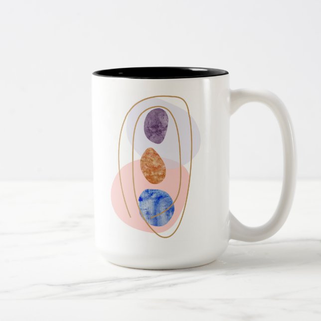 Three Stones Two-Tone Coffee Mug (Right)