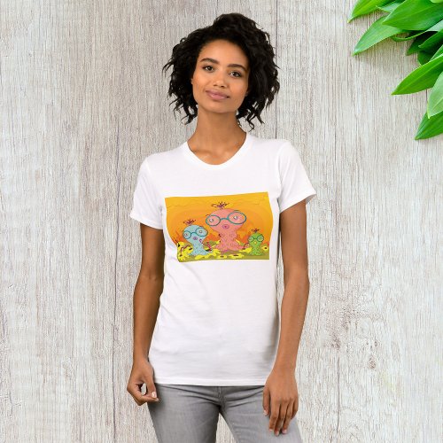 Three Strange Creatures Womens T_Shirt