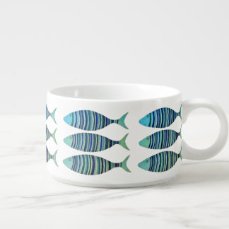 Three Striped Fish  Bowl