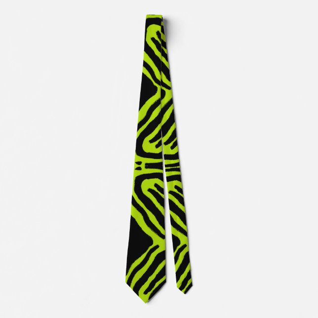 Three Striped Poison Dart Frog Neck Tie (Front)