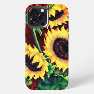 Three Sunflowers iPhone Case