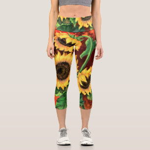 Three Sunflowers Leggings