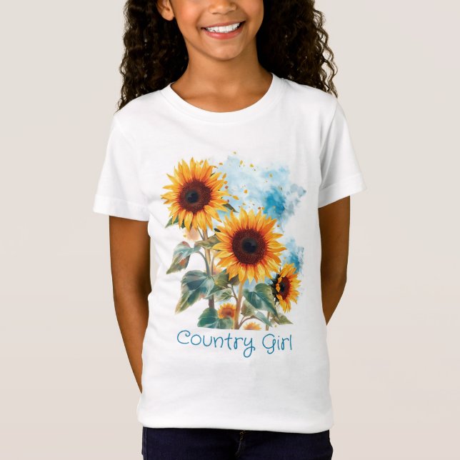 Three Sunflowers T-Shirt (Front)