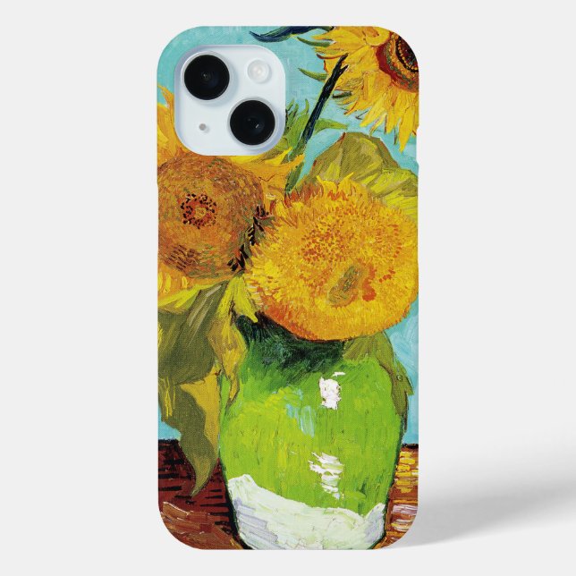 Three Sunflowers | Vincent van Gogh Case-Mate iPhone Case (Back)