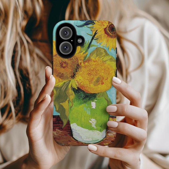 Three Sunflowers | Vincent van Gogh Case-Mate iPhone Case (Creator Uploaded)