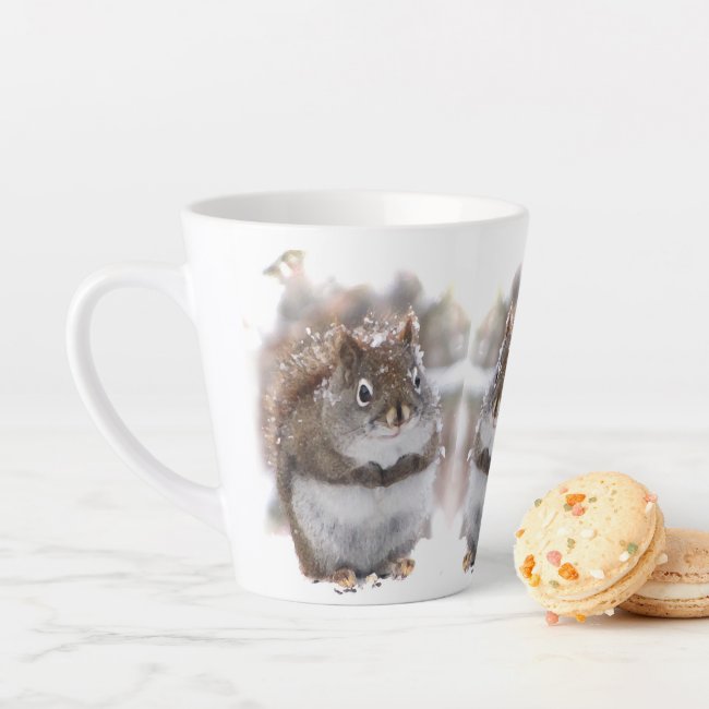 Three Sweet Squirrels Latte Mug
