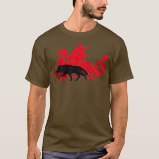 Three Taveren Wheel of Time T-Shirt