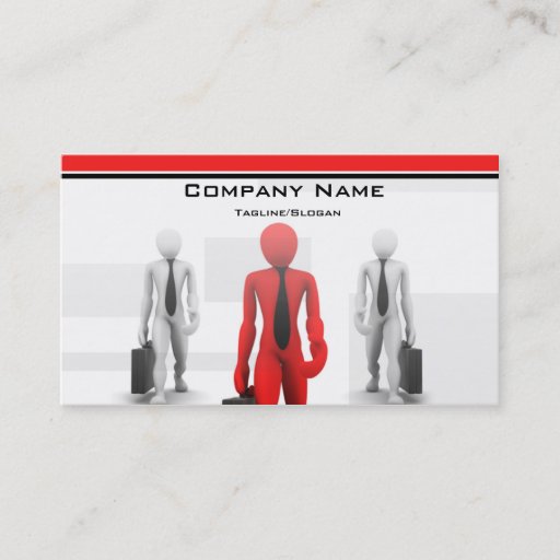 Customizable Three Techs Business Cards