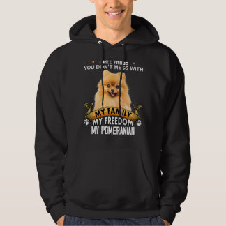 Three Things You Don't Mess With Pomeranian Dog Hoodie