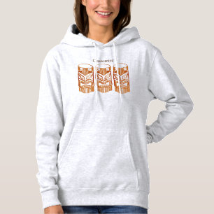 Three Tiki Sculpture Thunder_Cove Hoodie