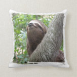 Three Toed Sloth Pillow