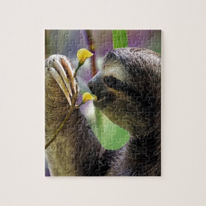 Three Toed Tree Sloth Jigsaw Puzzles