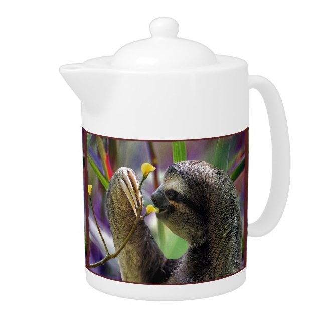 Three-Toed Tree Sloth Teapot (Right)