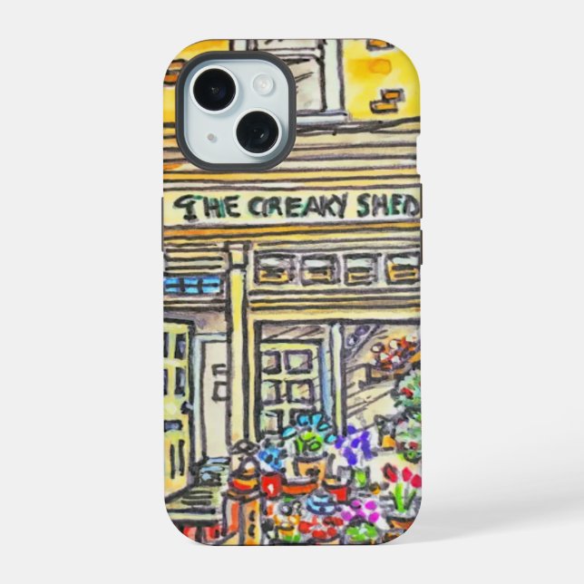 Three Townhouses Iphone Case (Back)