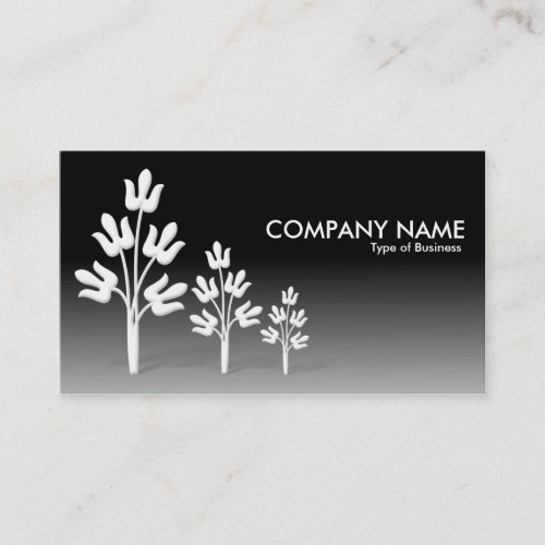 Three Trees _ Black and White II Business Card