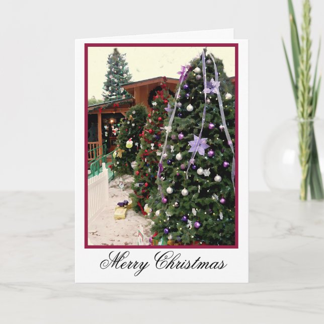 Three Trees Holiday Card (Front)